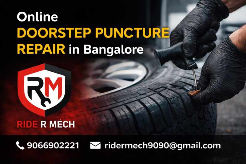 Doorstep Puncture Repair in Bangalore