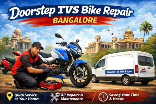 Doorstep TVS Bike Repair Bangalore