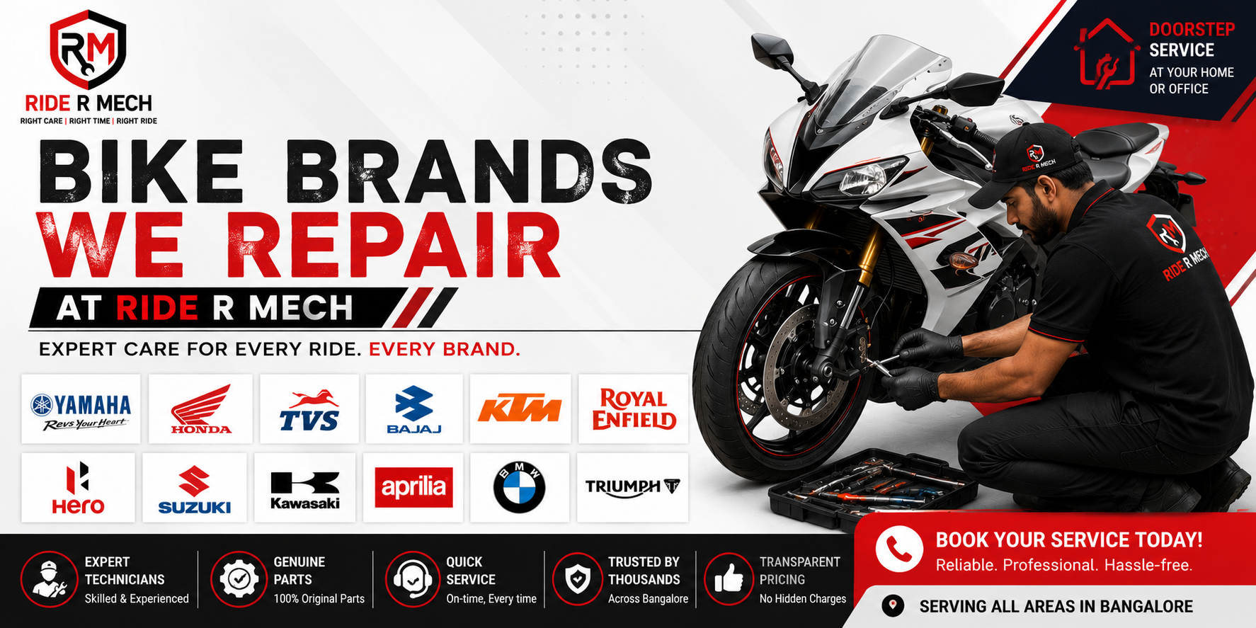 Bike Brands We Repair at Ride R Mech