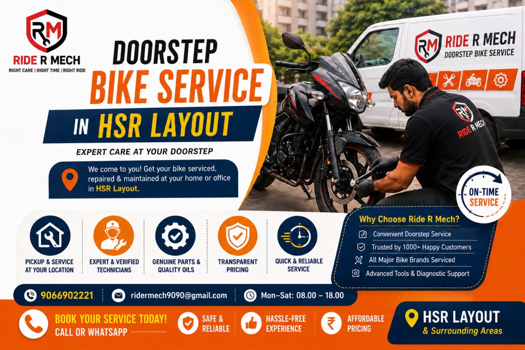 Doorstep Bike Service in HSR Layout