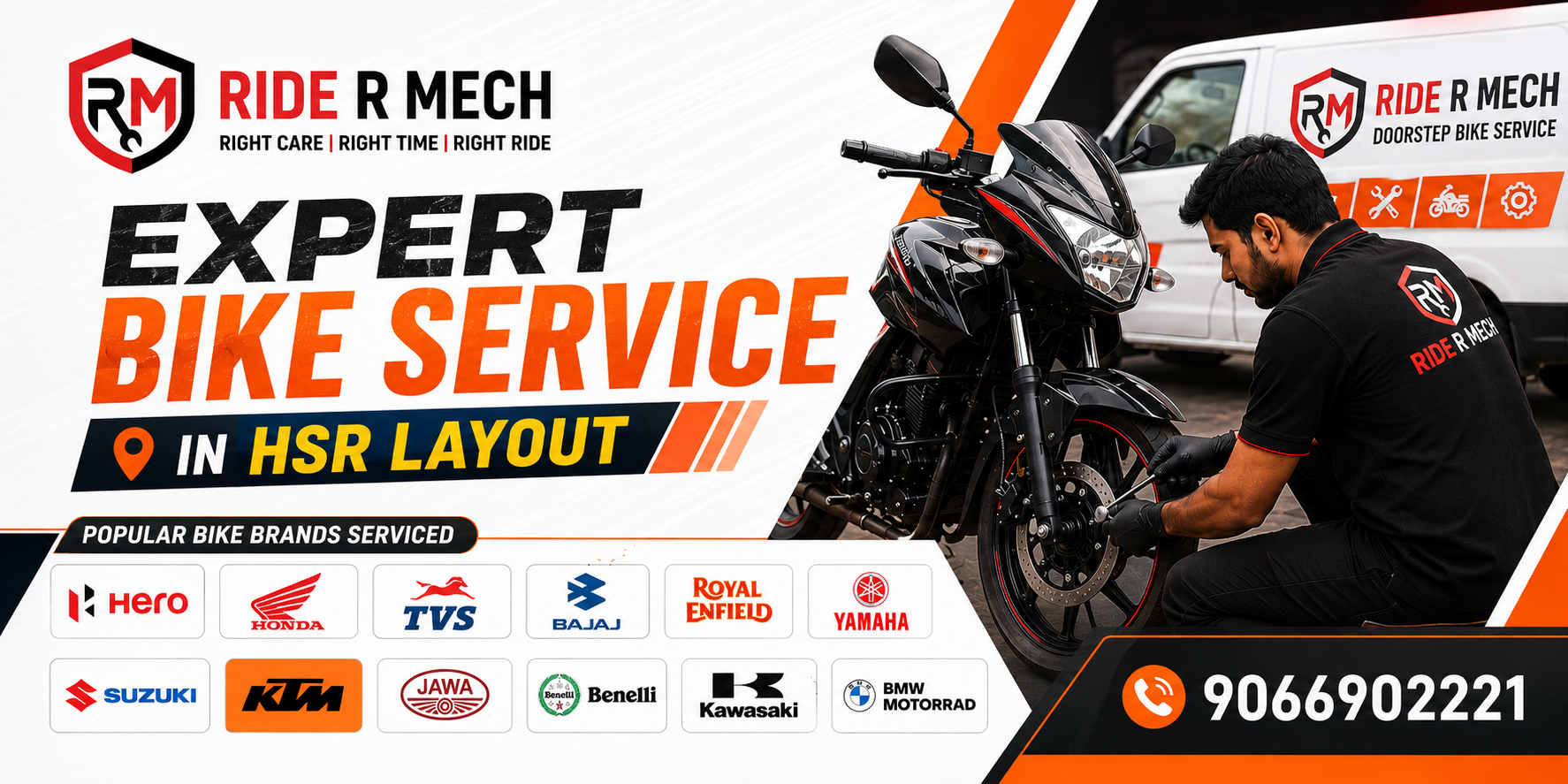 Expert bike service in HSR Layout